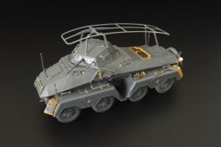画像2: Hauler[HLX48336]1/48WWII独 Sd.Kfz.232 8輪重装甲車 エッチング基本セット(タミヤ用)