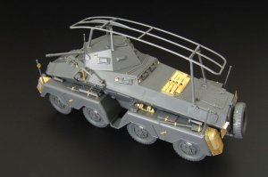 画像1: Hauler[HLX48336]1/48WWII独 Sd.Kfz.232 8輪重装甲車 エッチング基本セット(タミヤ用) (1)