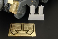 画像1: Hauler[HLX48337]1/48WWII独 Sd.Kfz.232 8輪重装甲車 マフラー&マフラーカバーセット(タミヤ用)