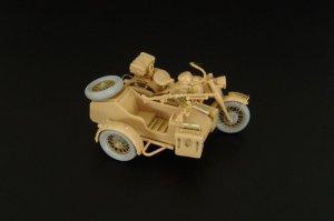 画像1: Hauler[HLX48358]1/48WWII独 モーターバイク&サイドカー エッチングセット(タミヤ用) (1)