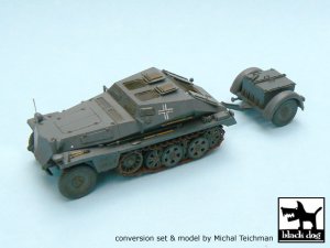 画像1: BLACK DOG[T48009]1/48 WWII独 Sd.Kfz.252 & Sd.Anh.32 改造セット(タミヤ32550用) (1)