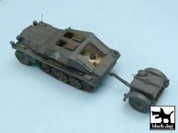 画像2: BLACK DOG[T48009]1/48 WWII独 Sd.Kfz.252 & Sd.Anh.32 改造セット(タミヤ32550用)