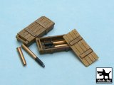 BLACK DOG[T48014]1/48 WWII独 ティーガーII弾薬箱&弾薬セット(10箱+砲弾/薬莢)