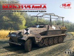 画像1: ICM[ICM35102] 1/35 ドイツ Sd.Kfz.251/6 Ausf.A 装甲指揮車