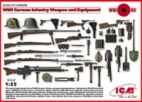 ICM[ICM35678] 1/35 WW1 ドイツ歩兵 ウェポン ＆ 装備