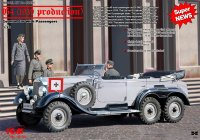 ICM[ICM35531] 1/35 ドイツ G4高官用乗用車 (1939年) w/フィギュア