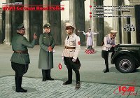ICM[ICM35633] 1/35　独・警察隊５体・交通警護・将校他WW２