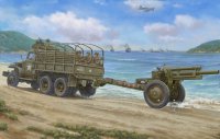 アイラブキット[ILK63567]1/35 米軍 CCKW-352 機関銃砲塔付タイプw/M2A1 105mm 榴弾砲