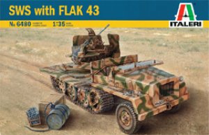 画像1: イタレリ[IT6480] 1/35 ドイツ重国防軍牽引車 Flak43搭載型 (1)