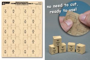 画像1: J's Work[PPA3023]1/35 WWII German Supplies Cartons (1) (1)