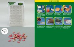 画像1: J's Work[PPA3075]Silicone Mold For 1/35 Roof Tile (Large)
