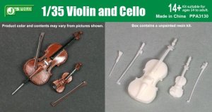 画像1: J's Work[PPA3130]1/35 Violin and Cello (1)