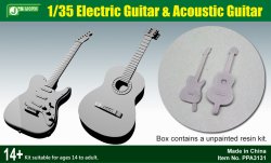 画像1: J's Work[PPA3131]1/35 Electric Guitar & Acoustic Guitar