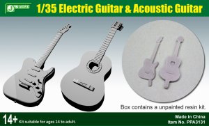 画像1: J's Work[PPA3131]1/35 Electric Guitar & Acoustic Guitar (1)