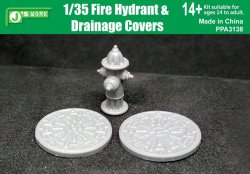 画像1: J's Work[PPA3138]1/35 Fire Hydrant & Drainage Covers