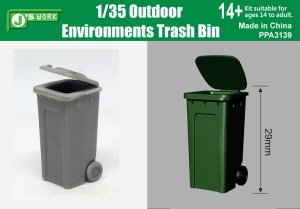 画像1: J's Work[PPA3139]1/35 Outdoor Environments Trash Bin (1)