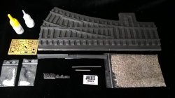画像2: JOEFIX[JF305]1/35 鉄道待避線(右曲がり)セット