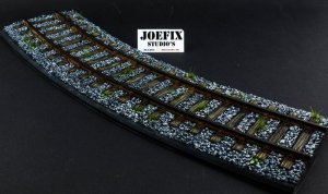 画像1: JOEFIX[JF308]1/35 鉄道線路(カーブ) (1)
