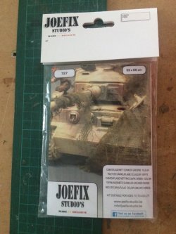 画像2: JOEFIX[JF727]カモフラージュネットダークグリーン55x55cm