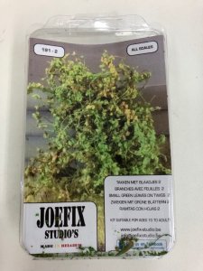 画像1: JOEFIX[JF191-2]ジオラマ素材 小枝と緑の葉2 (1)