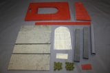JOEFIX[JF342.35B]1/35工場外壁B アーチ窓付