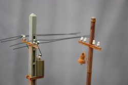 画像2: JOEFIX[JF367.48]1/48コンクリート製電柱（2個セット）