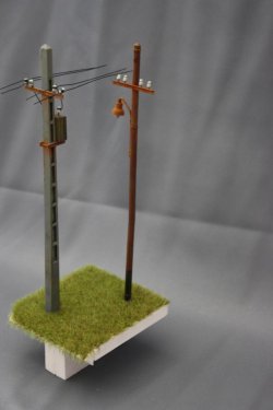 画像1: JOEFIX[JF367.72]1/72コンクリート製電柱（2個セット）