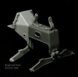 画像2: K59[C-016]M3後期型ボギーセット(DML用)
