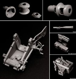 画像4: K59[C-019]7.5cm Pak40/4 ausf.RSO アップデートセット(DML用)