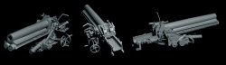 画像2: K59(1120)[C-028]1/35 WWII ドイツ マーダーIII対戦車自走砲 7.62cm Pak36搭載型用 砲架アップグレードセット(タミヤ35248用)