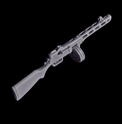 画像11: 1120[Z-18]1/35 WWII 独 ソ連 サブマシンガンセット