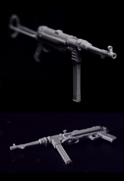 画像7: 1120[Z-18]1/35 WWII 独 ソ連 サブマシンガンセット