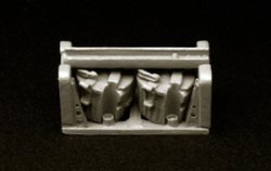 画像1: 1120[Z-04]ドイツ MG34/42用　ドラムマガジン&キャリアセット(3セット入り)