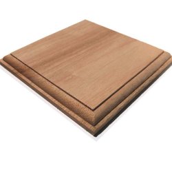 画像1: 川合木工所[P74]ユーカリ飾り台　１０×１００×１００ｍｍ