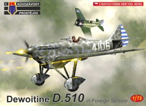 画像1: KPモデル[KPM0185]1/72 デボワチンＤ．５１０「海外仕様」 (1)