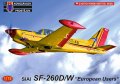 KPモデル[KPM0212]1/72 ＳＩＡＩ　ＳＦ－２６０Ｄ／Ｗ「ヨーロッパ」