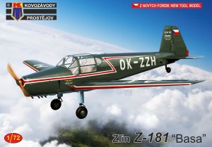 画像1: KPモデル[KPM0229]1/72 ズリン　Ｚ－１８１　”バサ”　「民間機」 (1)
