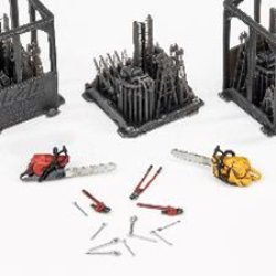 画像2: LIANG MODEL[LIANG-S001]1/35 チェーンソー & ツールセット