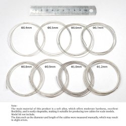 画像2: LIANG MODEL[LIANG-0450c]ソフト牽引ケーブル 0.6mm x 1m