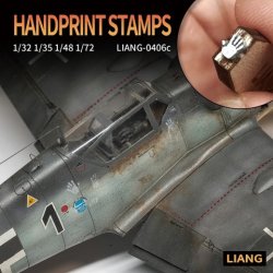 画像1: LIANG MODEL[LIANG-0406c]1/32・1/35・1/48・1/72手形スタンプ