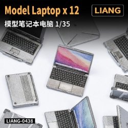 画像1: LIANG MODEL[LIANG-0438]1/35 ノートパソコン (3種類、12個入)