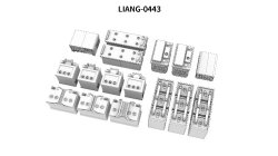 画像3: LIANG MODEL[LIANG-0443]1/35 バッテリーセット (7種類、16個入)