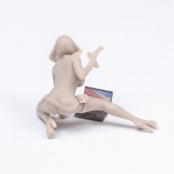 画像4: LIANG MODEL[LIANG-F003]1/35 ハッカーガール (3Dプリンター製)