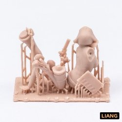 画像7: LIANG MODEL[LIANG-F003]1/35 ハッカーガール (3Dプリンター製)