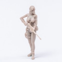 画像7: LIANG MODEL[LIANG-F004]1/35 スナイパーガール(3Dプリンター製)