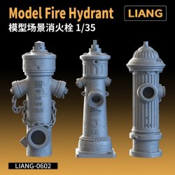 画像1: LIANG MODEL[LIANG-0602]1/35 消火栓w/アクセサリー