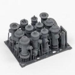 画像5: LIANG MODEL[LIANG-0602]1/35 消火栓w/アクセサリー