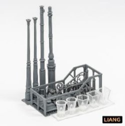 画像2: LIANG MODEL[LIANG-0603]1/35 街灯/壁灯セット