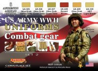 ライフカラー[CS-18]WWII 陸軍ユニフォーム set2 コンバットギアセット