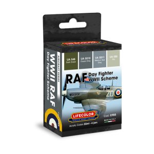 画像1: ライフカラー[CF03]WWII イギリス軍用機 昼間戦闘機迷彩カラーセット (1)
